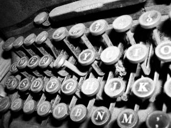 Dusty typewriter.
